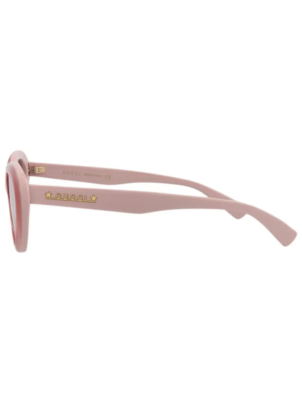 New Gucci Women's Sunglasses Cat Eye Acetate Frame Pink Pink Grey